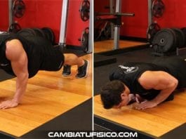 Press francés para triceps es una extensión - Totemfit