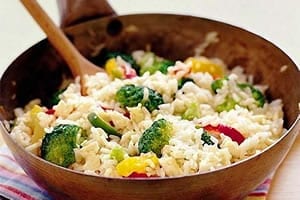 Arroz con verduras