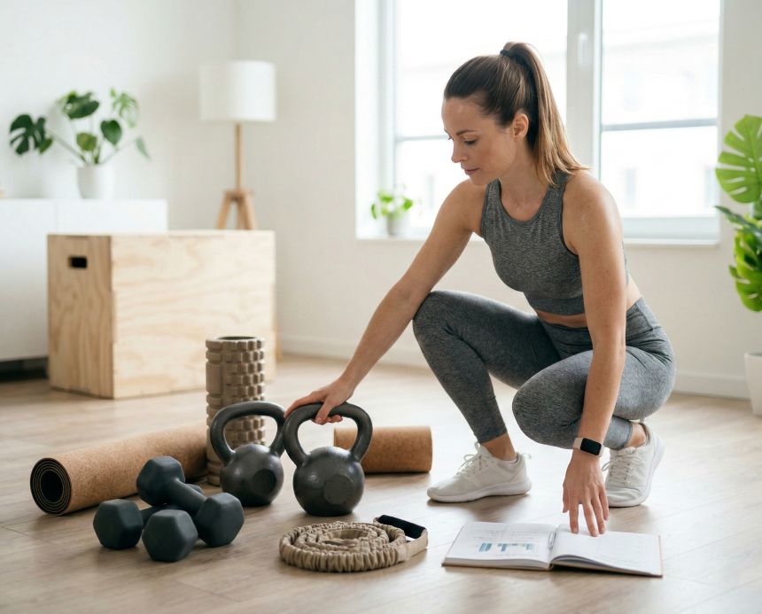 Entrenamiento personalizado en casa: como cambiar tu físico sin dejar la cueva 1 Equipamiento en casa necesario