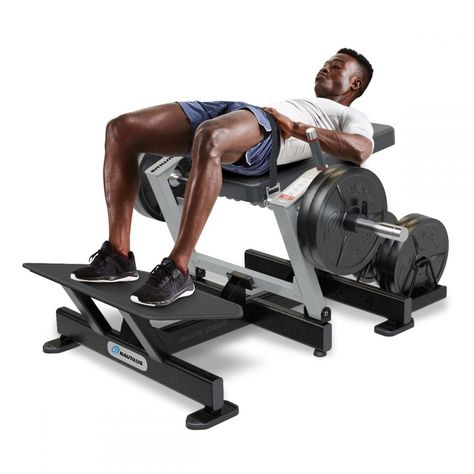 hip thrust en maquina de correas