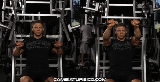 Press Inclinado en máquina