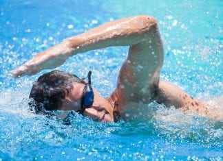 Rutina de pesas para natación