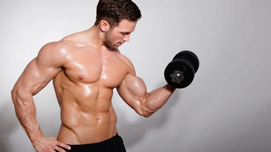 Rutina biceps con mancuernas