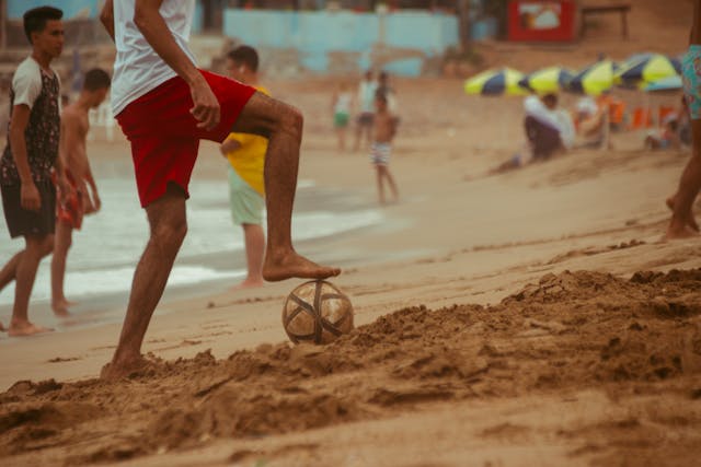 Futbol playa, verano en forma